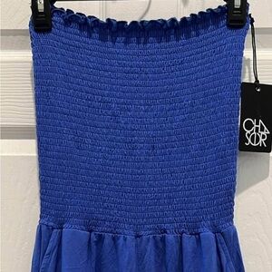 Chaser Smocked Romper Royal Blue - Small